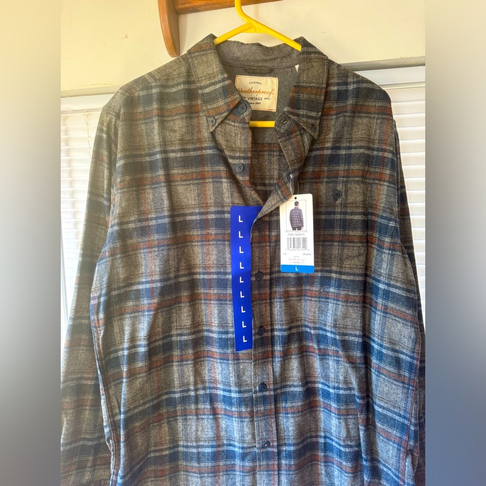 Weatherproof button down flannel
